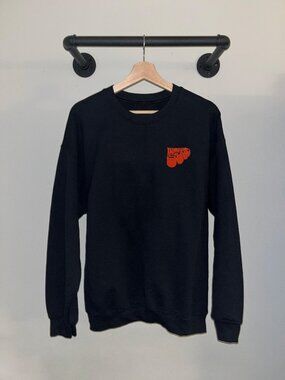 Black Orange Rubber Soul The Beatles Classic Retro Music Crewneck Sweatshirt